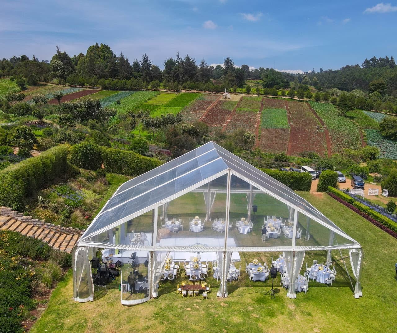 Clear-Roof Tent Reception